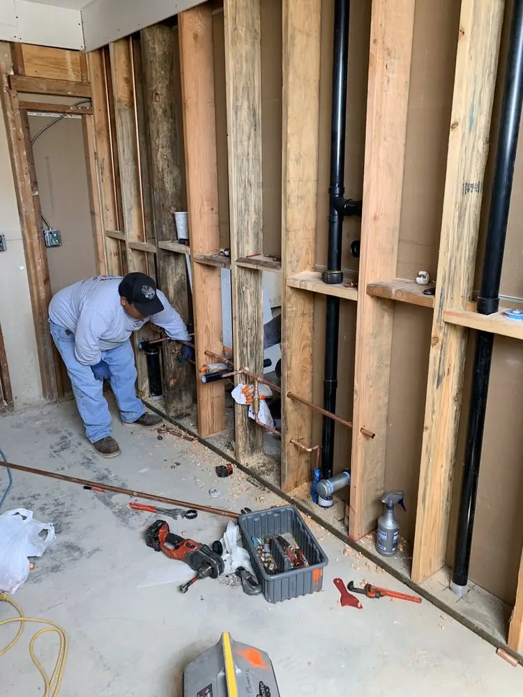 Commercial rough-in plumbing for Trenchless Sewer Repair in Wenham